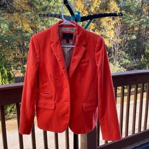 J. Crew Vibrant Orange Blazer